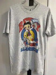90s betty boop Tシャツ Mサイズ グレー