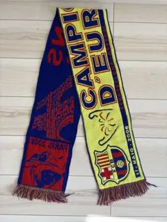 FCバルセロナ 2006 チャンピオンズリーグ 優勝記念 マフラー 未着用