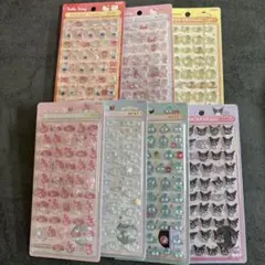 【新品】正規品　ボンボンドロップシール　ミニ　サンリオ　7種