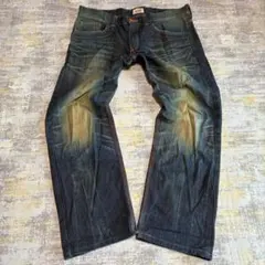 00s【archive】grunge denim pants/Y2K/髭/630 - メルカリ