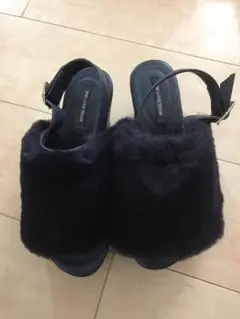 ファー付きサンダル　値下げのサムネイル