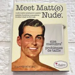 theBalm Meet Matt(e) Nude アイシャドウパレット 新品のサムネイル