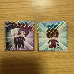 【人気】ブルーロック　シール　ステッカー　2枚セット　糸師凛　凪誠士郎　御影玲王