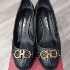 Salvatore Ferragamo ブラック バレエフラットのサムネイル