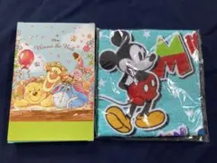 ミッキーマウス プー　ディズニー　第一生命　 ハンドタオル　2枚　新品　匿名