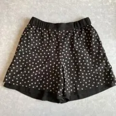 COMME CA MODELS 水玉模様カジュアルショートパンツ　リバーシブル