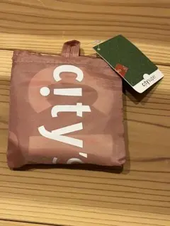 city super エコバッグ ミニ 折りたたみ ピンクのサムネイル