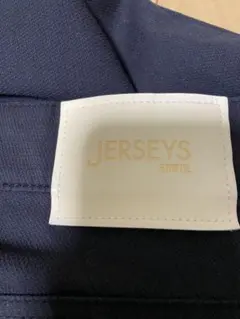 極美品　EDWIN ジャージーズ COOL テーパード デニム風パンツ 2L 黒