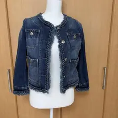 Monâme ダークブルーデニムジャケット
