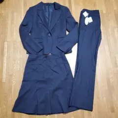 エヌラインプレシャス　スーツ3点　セットアップ　サイズ9号　ダークグレー