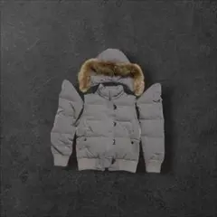 00s archive 短丈 ファー ダウンジャケット y2k 平成 グランジ