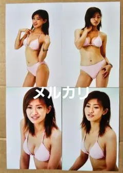 レースクイーン 近藤和美 生写真4枚セット⑩（ハガキサイズ)水着
