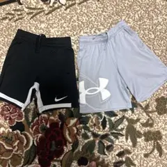 最後の値下げNike & Under Armour バスケパンツ2点130cm