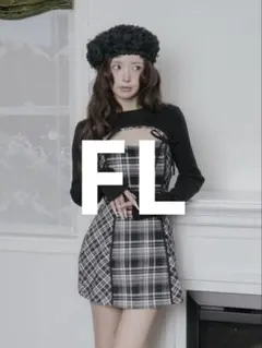 Darich ニットボレロダブルチェックミニワンピース FL - メルカリ