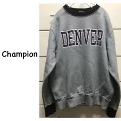 Champion 英字　プリント　 スウェット　 トレーナー　M チャンピオン