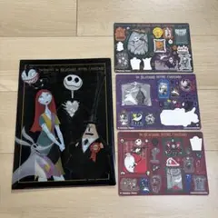ナイトメアビフォアクリスマス シール クリアファイル sun-star 日本製