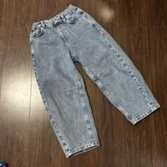 バレルレッグジーンズ デニム 130cm キッズ GU ジーユー