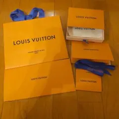 ルイヴィトン 空箱 保存袋 リボン メッセージカード セット