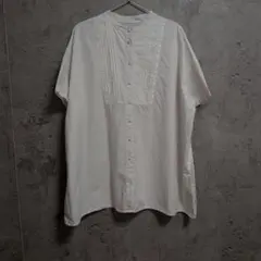 フリークスストア ピンタックブラウス 綿100％ 白 ホワイト F