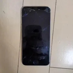 Apple iPhone se第2世代ホワイト 本体 画面ひびあり