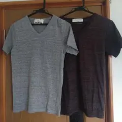 BACK NUMBER Vネックカットソー2枚セット サイズM