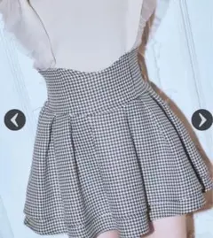 ミシェルマカロン　美脚になれるスカート♥千鳥柄M