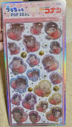 うるちゅるシール　名探偵コナン　1シート
