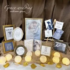 ひっきー様　冬婚　ウェルカムスペースまとめ売り　結婚式　ミールヘーデン風　小物布