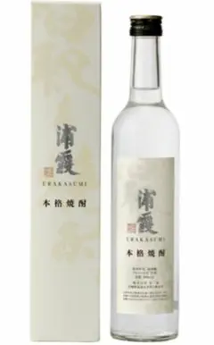 未開封　浦霞 本格焼酎 箱入り 500mlのサムネイル