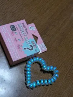 くるくるヘアゴム（水色）