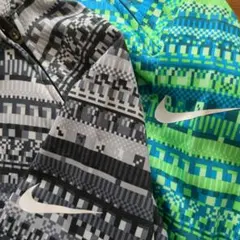 【Nike】 レディース長袖ハイネックウェア グレー・緑2枚⇒売り切り2100円