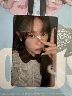 Hearts2Hearts Focus イェオン ユニバ特典 トレカ