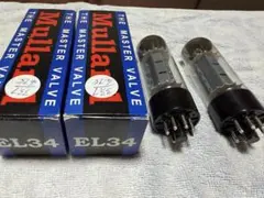 Mullard EL34 真空管 2本セット(中古)②のサムネイル
