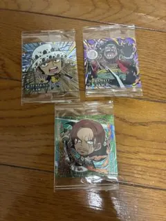 ワンピースウエハースシール　ロー　ティーチ　シャンクス　シークレット　SGR