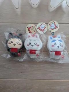 ちいかわ　もぐもぐ本舗　伏見稲荷なマスコット　3点セット