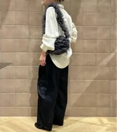 LOWRYSFARM チュールフリルショルダーBAG