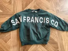 H&M サンフランシスコ トレーナー 92cm グリーン