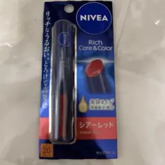 ニベア リッチケア＆カラー シアーレッド リップクリーム