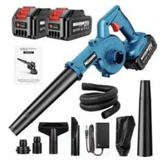 ブロワー 充電式 強力 コードレス 4000mAh大容量バッテリー2個付属 軽量