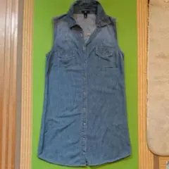 【美品】GAP ギャップ レディスサイズ ダメージ風デザイン デニム ワンピース