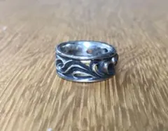 メンズ　指輪　唐草