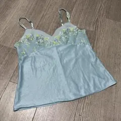 《美品》Wacoal♡花柄刺繍キャミソール