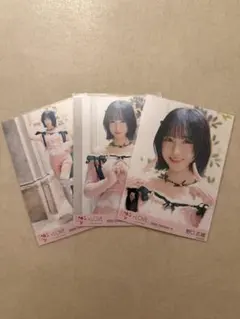 LOVE 野口衣織 ラブソングに襲われる ピンクニット 生写真 コンプ