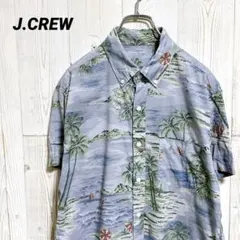 J.CREW リゾート柄　アロハシャツ 半袖シャツ　ボタンダウンシャツのサムネイル