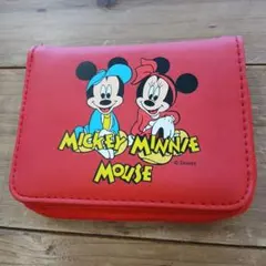 ミッキーマウス ミニーマウス ディズニー 二つ折り財布のサムネイル