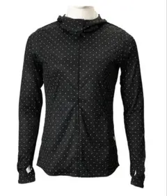 ミズノ 着る木陰 遮熱UVパーカー ブラックドット M