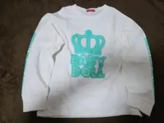 BABYDOLL ホワイト ロンT 140