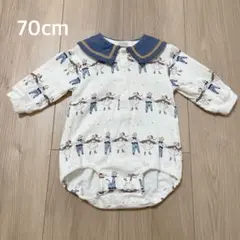 テータテート　人形柄ロンパース 70cm