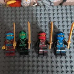 LEGO ニンジャゴー　ミニフィグ4体