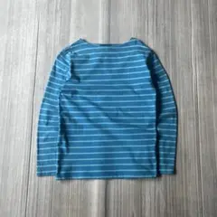 00s Eddie Bauer ボーダー カットソー ロンT ボートネック XSのサムネイル